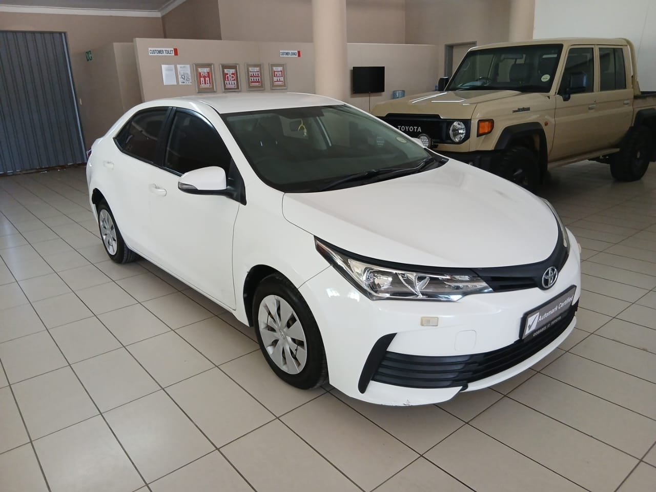 Lyalonga Toyota Corolla atulanditha mo Namibia