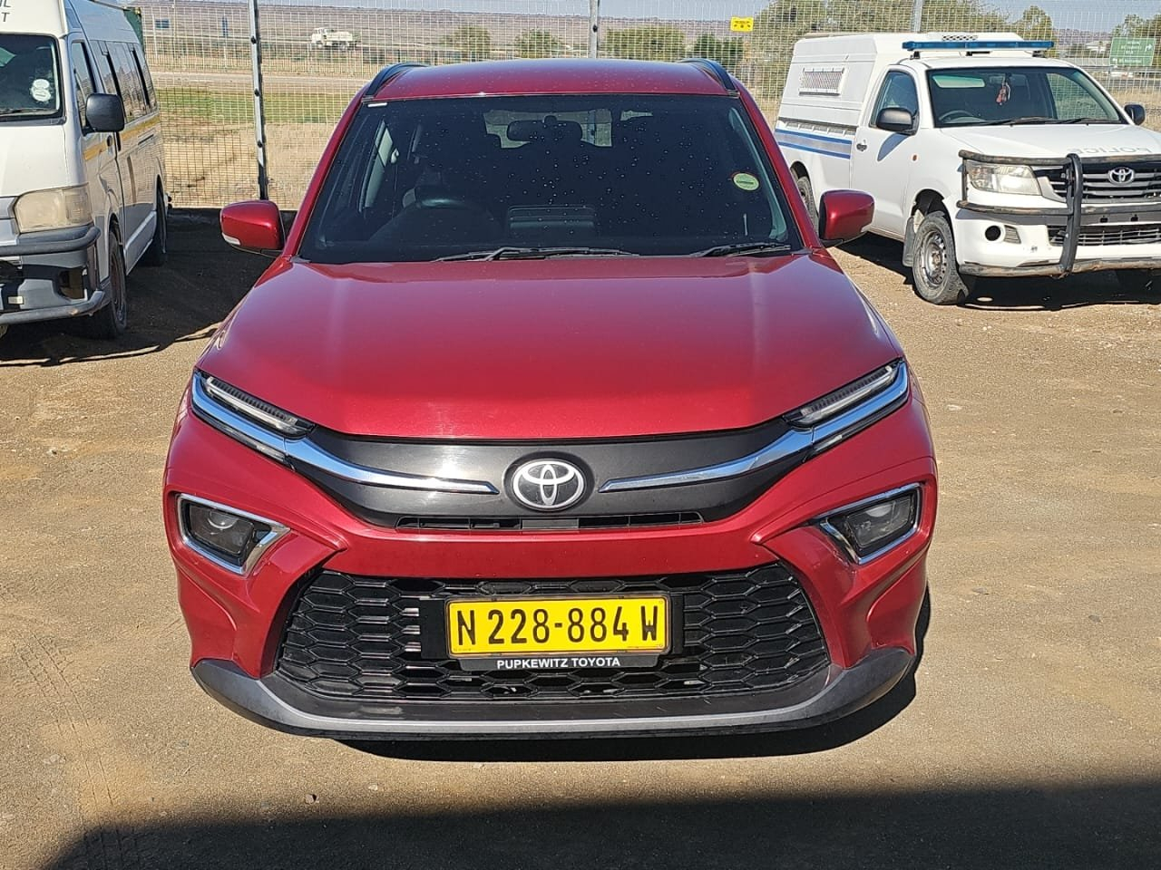 Lyalonga Toyota Urban Cruiser atulanditha mo Namibia