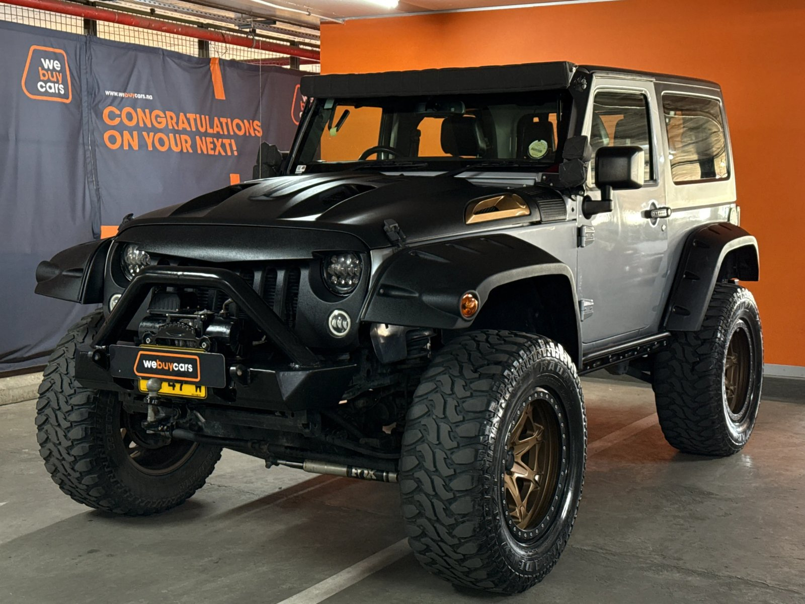 Lyalonga Jeep Wrangler atulanditha mo Namibia