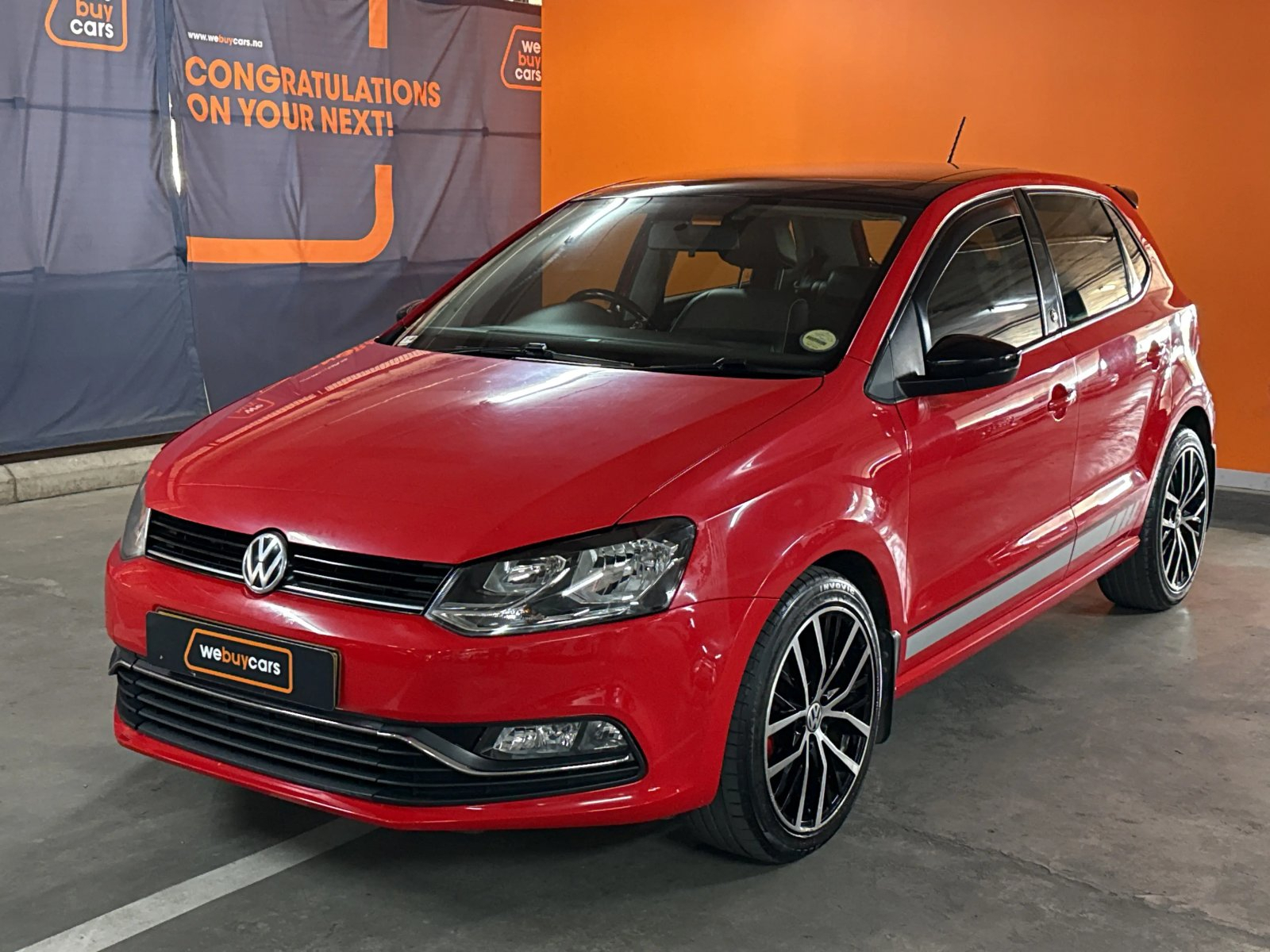 Lyalonga Volkswagen Polo atulanditha mo Namibia
