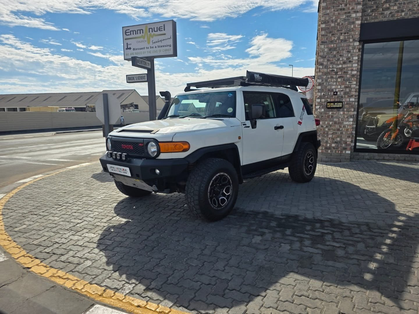 Lyalonga Toyota FJ Cruiser atulanditha mo Namibia