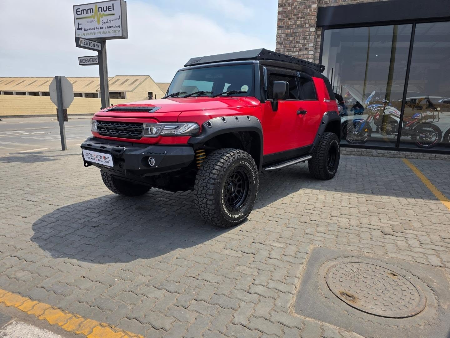 Lyalonga Toyota FJ Cruiser atulanditha mo Namibia