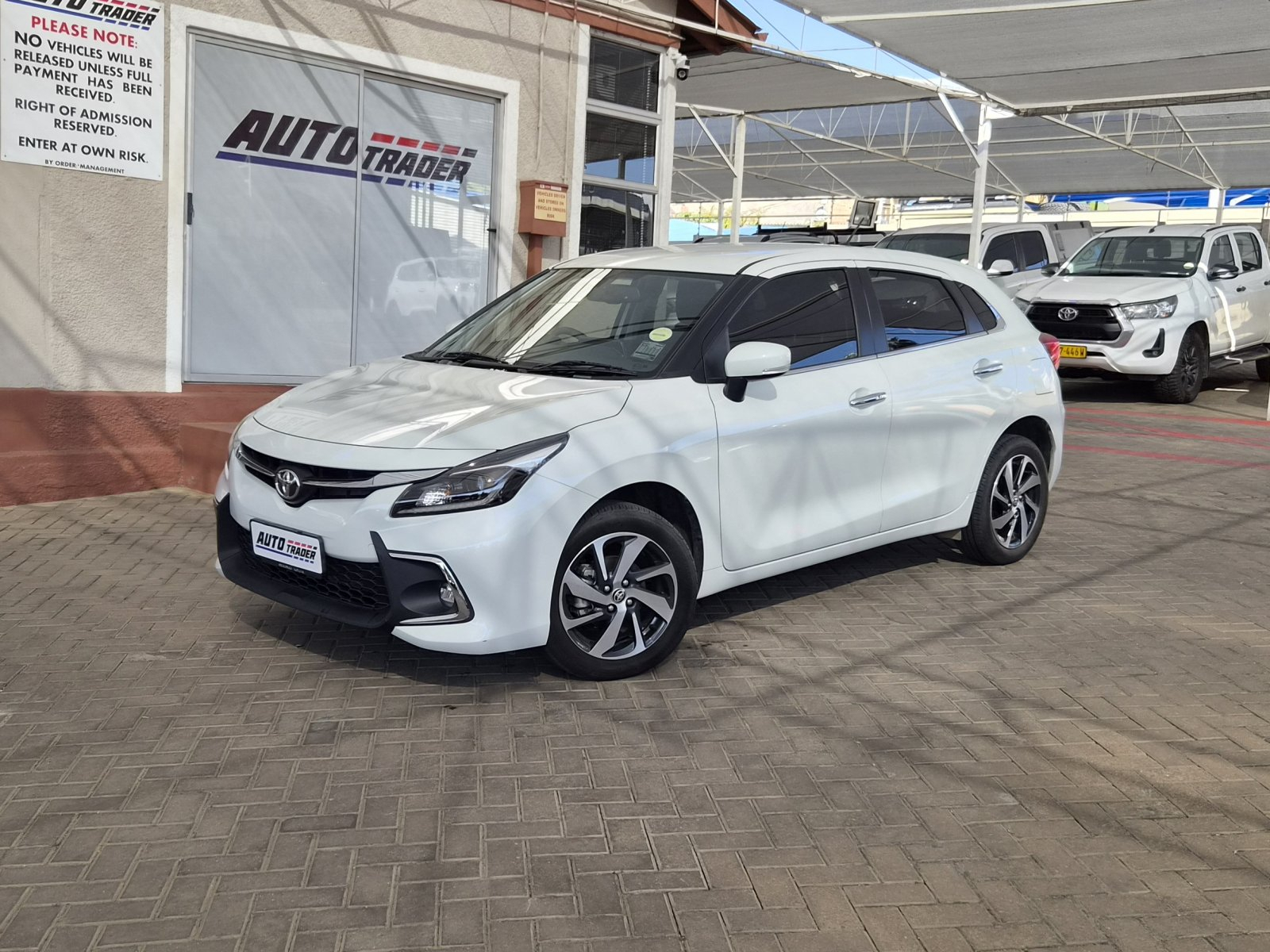Lyalonga Toyota Starlet atulanditha mo Namibia